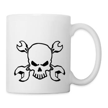 CRÂNE D’OUTIL - 1C - Mug blanc - blanc - Droite