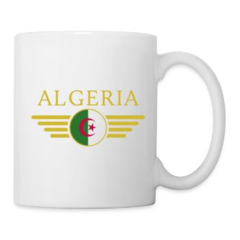 I Love Algeria, Elegance Style Design T-Shirt - Mug - white - Right