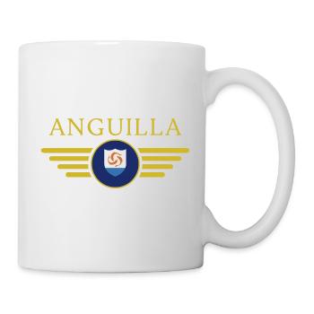 Ich liebe Anguilla, Eleganz Stil Design T-Shirt - Tasse - Weiß - Rechts