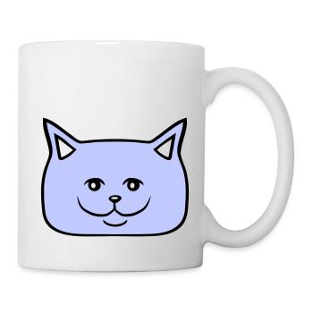 Pretty Cat Looking Happy Cheerful Smiling - Mug - white - Right
