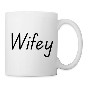 Ehefrau - Tasse - Weiß - Rechts