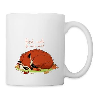 Fox - Rest Well - Mug - white - Right