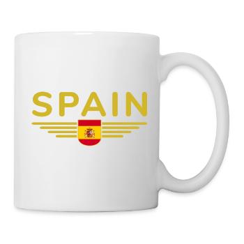 J’aime l’Espagne, Tenue de t-shirt design - Mug blanc - blanc - Droite