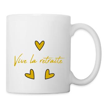 RETIREMENT. HAPPY RETIREMENT. HAPPY RETIREMENT - Mug - white - Right