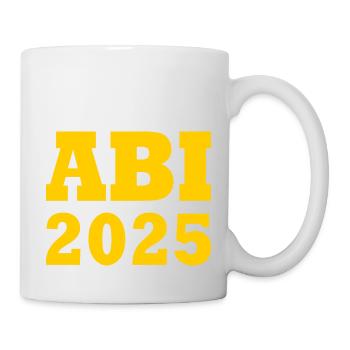 Abi 2025 - Tasse - Weiß - Rechts