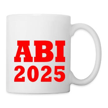Abi 2025 - Tasse - Weiß - Rechts