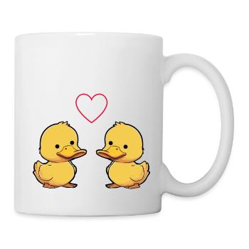 Amour du canard - Mug blanc - blanc - Droite
