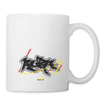 Aura Graffiti - Tasse - Weiß - Rechts