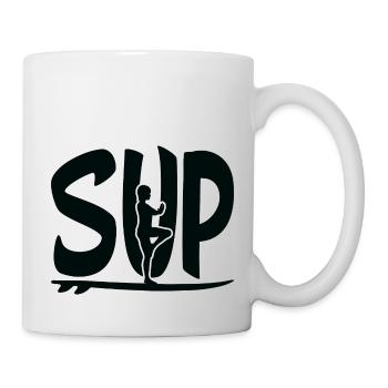 Yoga Meditation Spa Namaste Sup - Tasse - Weiß - Rechts