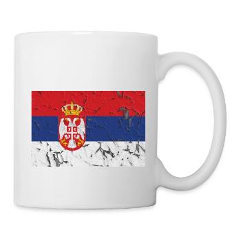 Serbie - Mug blanc - blanc - Droite