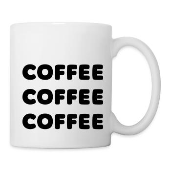 Coffee, Coffee Lover - Tasse - Weiß - Rechts