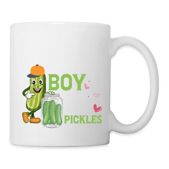 Juste un garçon qui aime les cornichons Aneth Concombre végétalien - Mug blanc - blanc - Droite