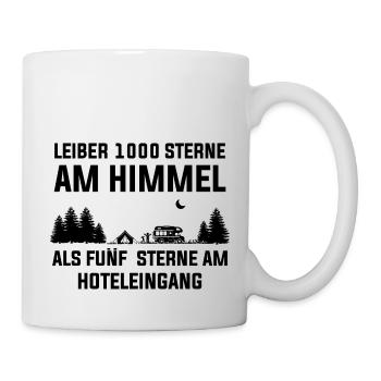 Camping camping-car caravane aventure - Mug blanc - blanc - Droite