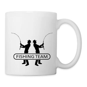 Angler Spruch Fischen Fischer Geschenksidee - Tasse - Weiß - Rechts
