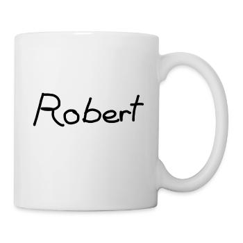 Robert - Tasse - Weiß - Rechts