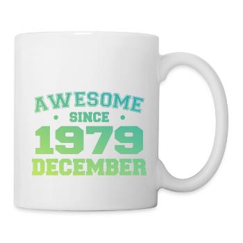 December 1979 Birthday - December 1979 Gift - Mug - white - Right