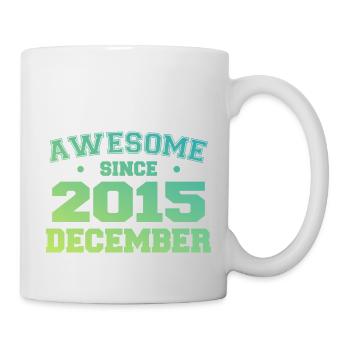 Anniversaire Décembre 2015 - Cadeau Decembre 2015 - Mug blanc - blanc - Droite
