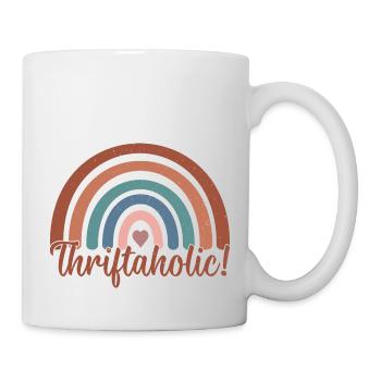 Thrift Shopper Thriftaholic Thrift Store - Tasse - Weiß - Rechts