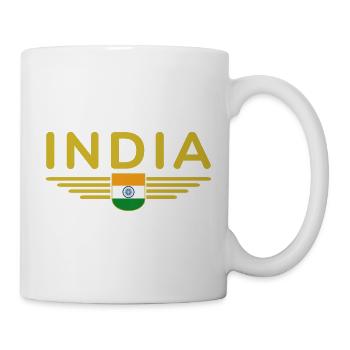 I Love India, Outfit T-Shirt Design Gift - Mug - white - Right