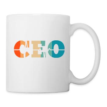Retro Heartbeat Chief Executive Officer - Mug - white - Right