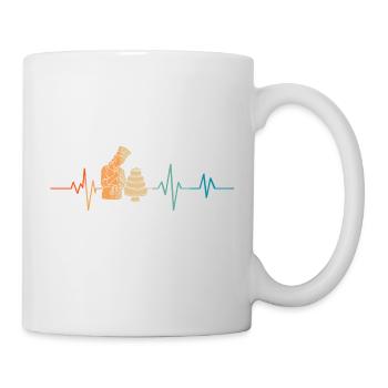 Retro Pastry Heartbeat - Mug - white - Right