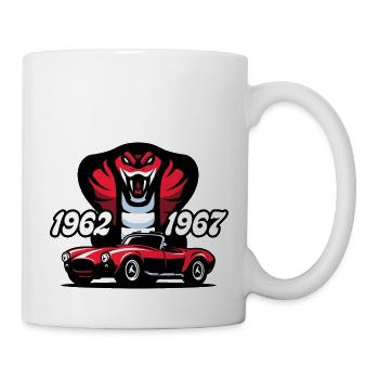 Die rote Schlange - Tasse - Weiß - Rechts