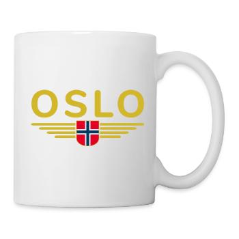 Oslo T-shirt for fans and Norway lovers - Mug - white - Right