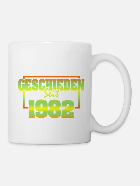 Ehemann 1982 - Tasse - Weiß