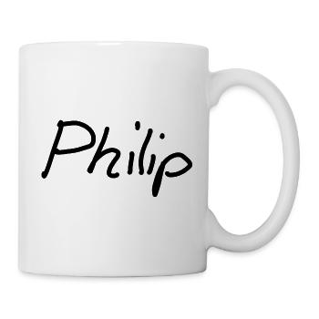 Philip - Tasse - Weiß - Rechts