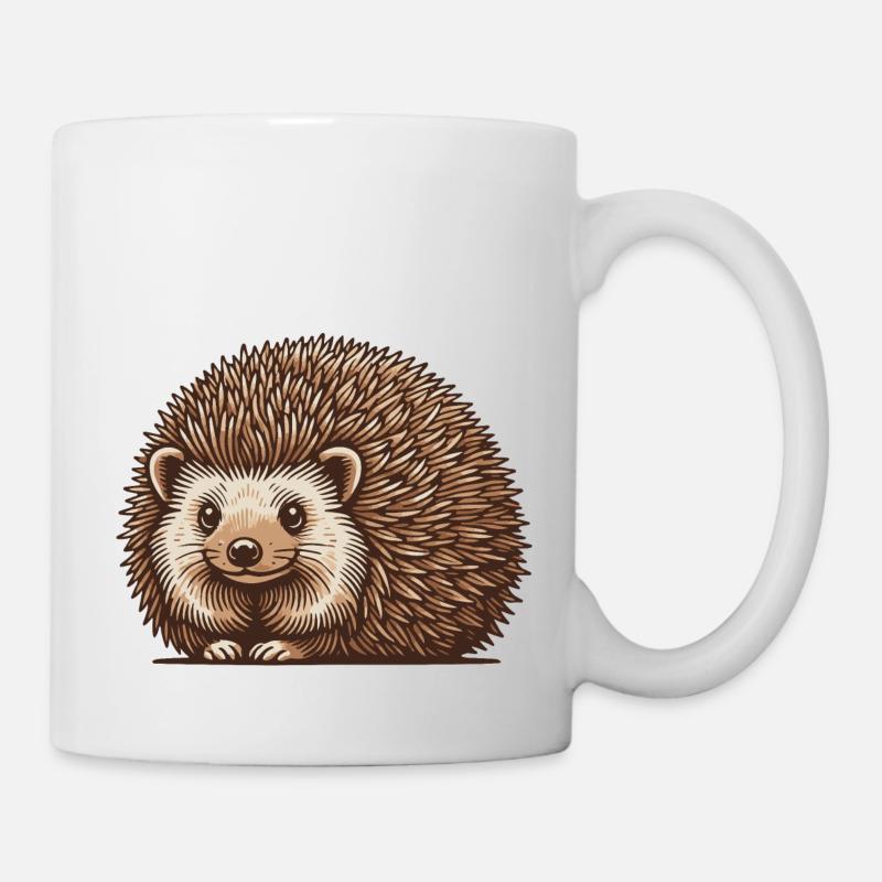 Igel - Tasse - Weiß