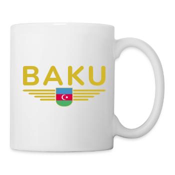 Baku T-Shirt – For fans of the capital - Mug - white - Right