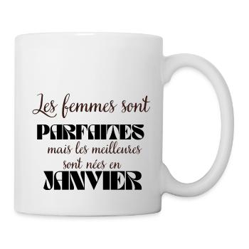 Perfect Women Born in January - Mug - white - Right