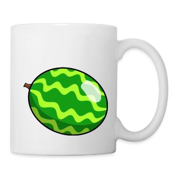 Melone - Tasse - Weiß - Rechts