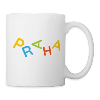 Colorful Prague Souvenir T-Shirt - Mug - white - Right