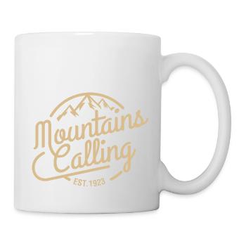 L’appel de la montagne - Mug blanc - blanc - Droite