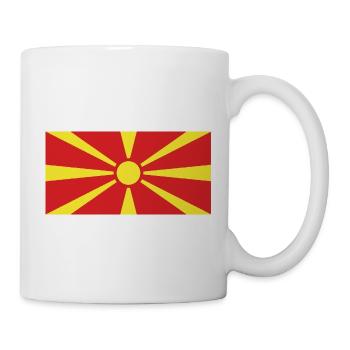 Mazedonien - Tasse - Weiß - Rechts