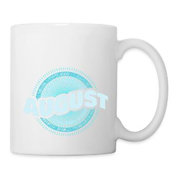 August - Tasse - Weiß - Rechts