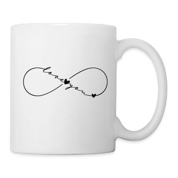 Love You Infinity Symbol - Mug - white - Right