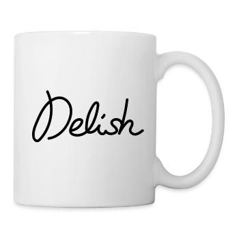 Delish – Stylish Foodie Statement - Mug - white - Right
