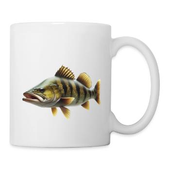 Pêche à la perche Spiny Knight - Mug blanc - blanc - Droite