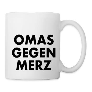 Omas gegen merz - Tasse - Weiß - Rechts