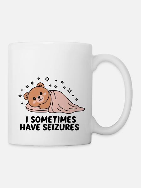 Sensibilisation à l’ours avec des convulsions - Mug blanc - blanc