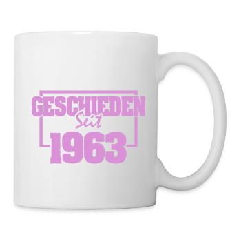 Geschieden 1963 - Tasse - Weiß - Rechts