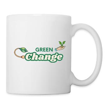 Green Change - Tasse - Weiß - Rechts