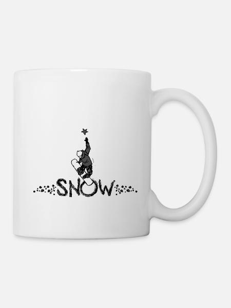 Freestyle Snowboarding - Mug - white