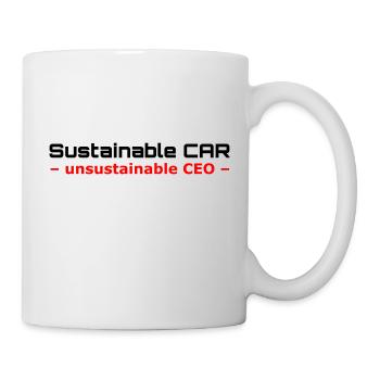 Sustainable CAR. Anit Musk in desired colors - Mug - white - Right