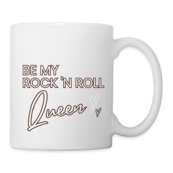 Rock n Roll Queen - cooler Spruch Valentinstag - Tasse - Weiß - Rechts