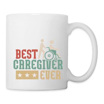 Best Caregiver Ever Caregiving Carer - Mug - white - Right