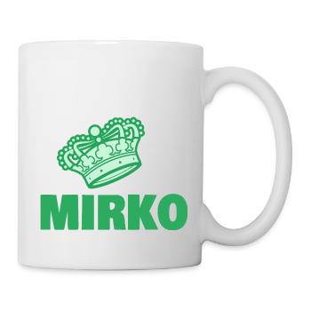 Mirko as a first name - Mug - white - Right