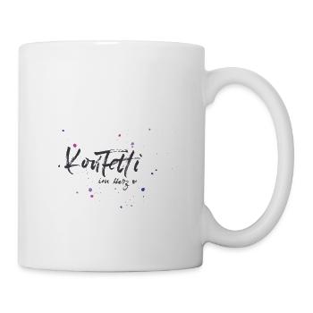Kofetti im Herz - Tasse - Weiß - Rechts